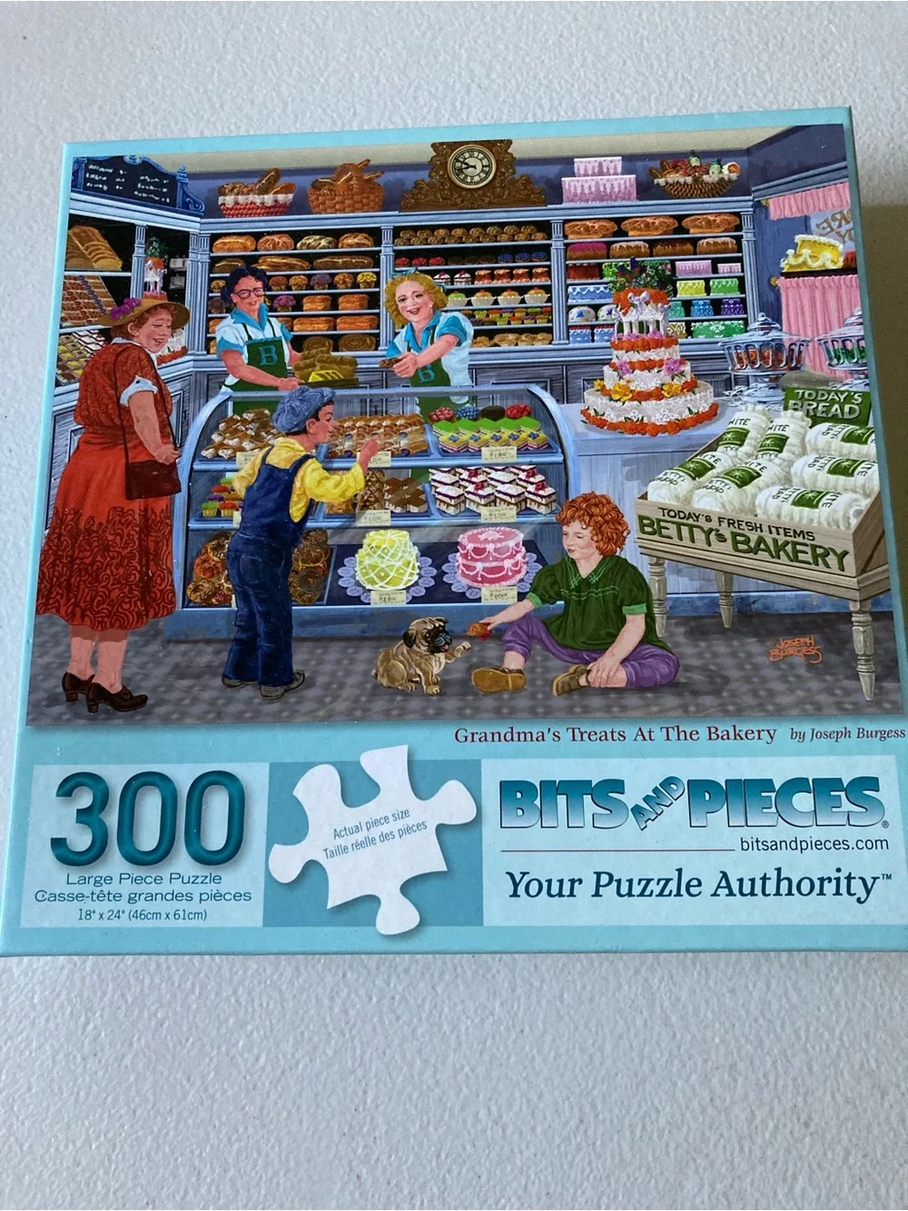 Bits and Pieces Grandma's Treats At The Bakery 300pc Interlocking Puzzle 18x24